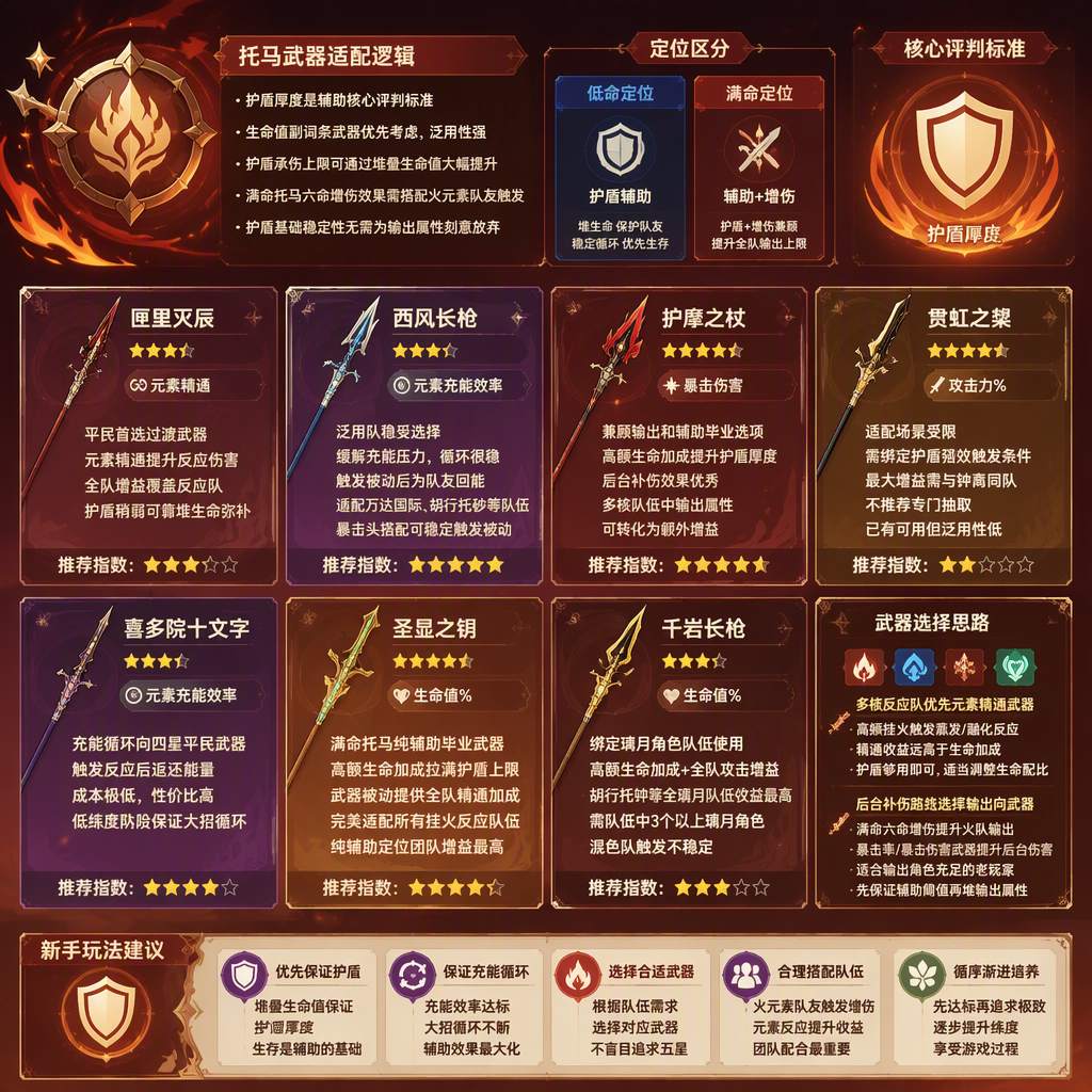 满命托马武器选择