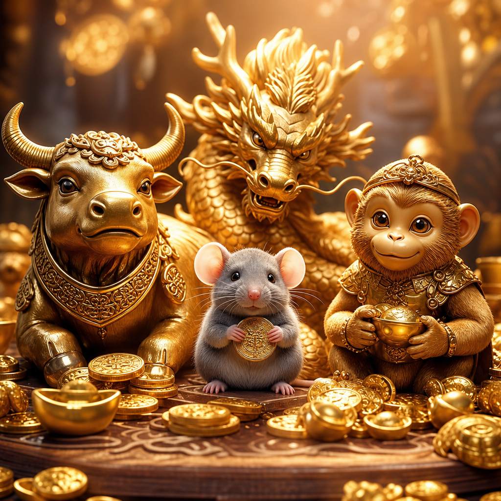 属鼠与谁合财