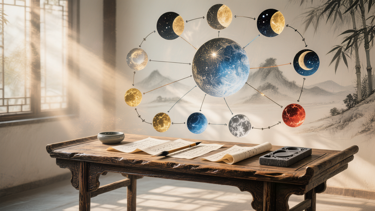 星盘合盘看适配度_核心要抓的关键相位有哪些